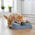 Pet Bowls Automatic Water Dispenser Feeder Cat / Dog Food Water Bowl Non-Slip Pet Feeding Supplies