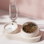 Pet Bowls Automatic Water Dispenser Feeder Cat / Dog Food Water Bowl Non-Slip Pet Feeding Supplies