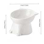 Pet Bowl - Cat / Dog food basin Drinking bowl High foot, Anti-knock