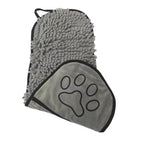 Large Soft Pet Bath Towel Quick-Drying Super Absorbent Foldable Skin-Friendly Cat Dog Bath Robe for Comfortable Cleaning
